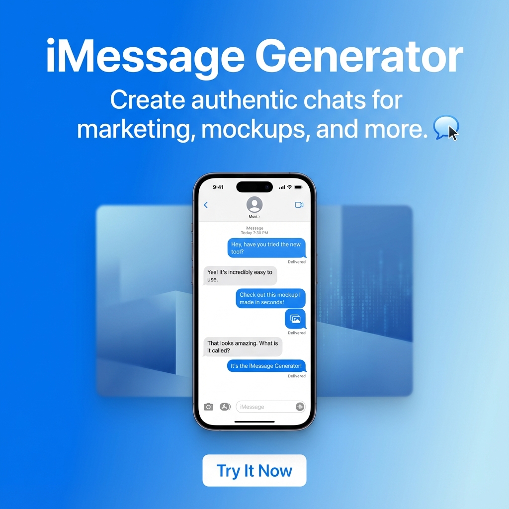 iMessage generator | Fake iPhone texts and conversations | TheFake